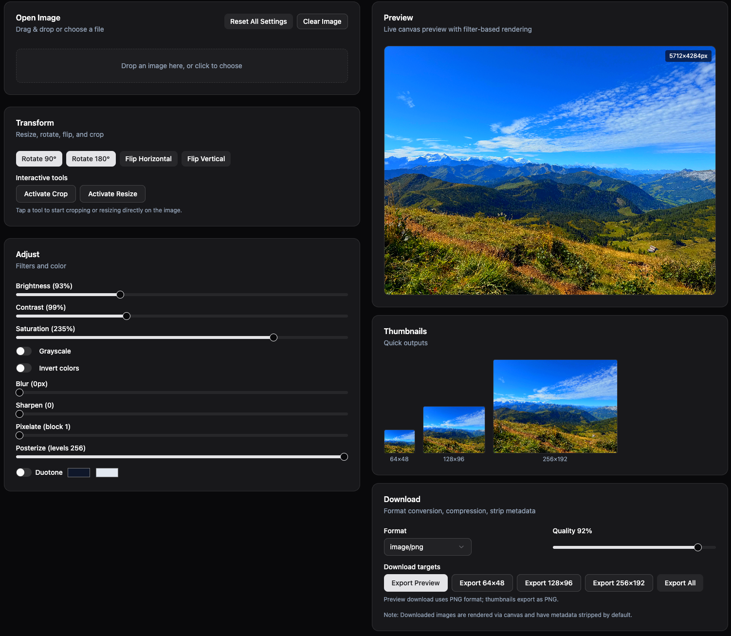 example of img-editor UI